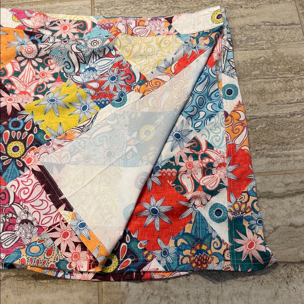 RipSkirt wrap style Skirt Floral, Paisley size XL - Picture 2 of 10